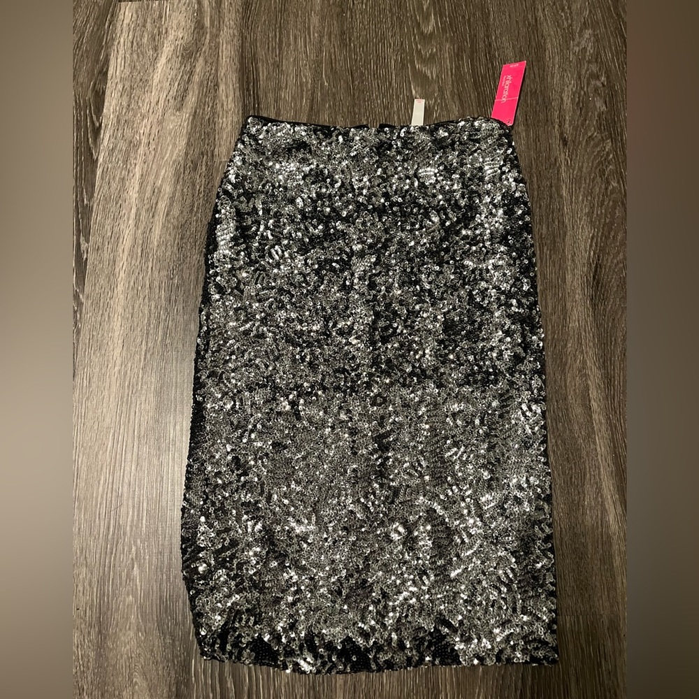 Sequined Pencil Skirt